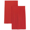 Realeather(R) Crafts Deerskin Fringe 2"x3" 2/Pkg-Red - SF0203-0410