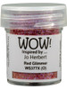 4 Pack - WOW! Embossing Powder 15ml-Red Glimmer - WOW-S377X - 5056333103951