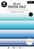 Studio Light Essentials Unicolor Paper Pad 5.8"X8.25" 36/Pkg-Nr. 157, Shades Of Blue ESUPP157 - 8713943150375