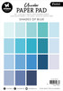 Studio Light Essentials Unicolor Paper Pad 5.8"X8.25" 36/Pkg-Nr. 157, Shades Of Blue ESUPP157