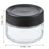 Trudeau Small Stacking Jars 24/Pkg-With Counter Display - 07121064