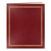 Pioneer Post Bound Album With Buff Pages 11.75"X14"-Burgundy - SJ50BR - 023602649491
