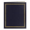Pioneer Post Bound Album With Buff Pages 11.75"X14"-Navy Blue - SJ50NB - 023602649521