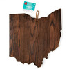 6 Pack - CousinDIY Wood State Shaped Plaque 9"X10"X0.5"-Ohio - 20326902 - 754246269027