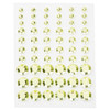 12 Pack - CousinDIY Adhesive Rhinestones 60/Pkg-Yellow - CCRHINES-3073
