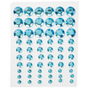 12 Pack CousinDIY Adhesive Rhinestones 60/Pkg-Blue CCRHINES-3075