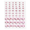 12 Pack CousinDIY Adhesive Rhinestones 60/Pkg-Pink CCRHINES-3077