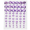 12 Pack CousinDIY Adhesive Rhinestones 60/Pkg-Purple CCRHINES-3076