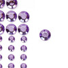 12 Pack CousinDIY Adhesive Rhinestones 60/Pkg-Purple CCRHINES-3076