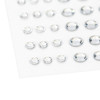 12 Pack - CousinDIY Adhesive Rhinestones 60/Pkg-Crystal - CCRHINES-3078