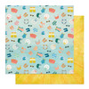 25 Pack Anchors Aweigh Double-Sided Cardstock 12"X12"-Sun Deck 5A0020PK-1G3FX - 709388344767