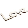 12 Pack - CousinDIY Unfinished Wood Script Phrase-Love 2 - A50026L7-1271
