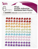 12 Pack CousinDIY Acrylic Adhesive Gems 6mm-Rainbow A50026M8-3337 -