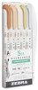 Zebra Mildliner Double Ended Marker Bold & Fine Point 5/Pkg-Neutral 5A00219J-1G432