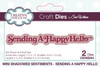 2 Pack Creative Expressions Craft Dies By Sue Wilson-Sending A Happy Hello 5A0020K7-1G36B - 5055305987452
