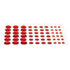 CousinDIY Adhesive Rhinestones 60/Pkg-Red - CCRHINES-3072