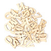 CousinDIY Unfinished Wood Alphabet Blocks 1.25" 54/Pkg-Serif - 20025386