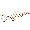 CousinDIY Unfinished Wood Script Phrase-Dog Mom - CCSCRIPT-1264