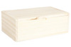 CousinDIY Unfinished Wood Box With Wood Hinge-Large 20324633