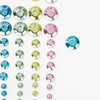 CousinDIY Adhesive Rhinestones 60/Pkg-Pastel - A50026LX-3080