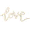 CousinDIY Unfinished Wood Script Phrase-Love 1 - A50026L7-1269 - 191648105902