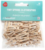 CousinDIY Tiny Spring Clothespins 50/Pkg-Natural 1" 20326808 -