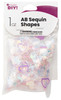 6 Pack CousinDIY Crystal Sequins 1oz-Assorted Shapes 40003012 -