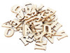 6 Pack CousinDIY Unfinished Wood Alphabet Blocks .75" 54/Pkg-Serif 20024728