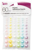 6 Pack CousinDIY Adhesive Pearls 60/Pkg-Pearl Pastel 40003007 -