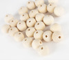 6 Pack CousinDIY Wood Beads Value Pack 27/Pkg-19.1mm 20110366