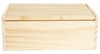4 Pack - CousinDIY Unfinished Wood Box With Wood Hinge-Large - 20324633 - 754246246332