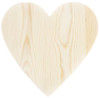 CousinDIY Unfinished Wood Shape-Heart 9" 40001230 -