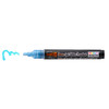 6 Pack - Uchida DecoFabric Just Glitter Premium Marker Chisel Tip-Blue - 5A00219S-1G43L