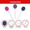 3 Pack - SINGER Decorative Head Straight Pins -50/Pkg - 5A0021QW-1G4N9