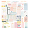 Spellbinders Cardstock Diecut Ephemera From Rosie's Studio-Heartfelt - 5A0021S0-1G4NW - 9420041682347