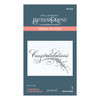 Spellbinders Press Plate By Paul Antonio-Copperplate Congratulations - 5A0021PN-1G4LR - 810146540830