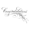 Spellbinders Press Plate By Paul Antonio-Copperplate Congratulations - 5A0021PN-1G4LR Spellbinders Press Plate By Paul Antonio-Copperplate Congratulations - 5A0021PN-1G4LR
