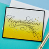Spellbinders Press Plate By Paul Antonio-Copperplate Congratulations - 5A0021PN-1G4LR Spellbinders Press Plate By Paul Antonio-Copperplate Congratulations - 5A0021PN-1G4LR