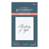 Spellbinders Press Plate By Paul Antonio-Copperplate Thinking Of You 5A0021PC-1G4MB - 810146540854