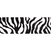 Wrights Single Fold Satin Fancy Blanket Binding 2"X4.75yd-Zebra 117-798-2110