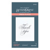 Spellbinders Press Plate By Paul Antonio-Copperplate Thank You 5A0021PG-1G4M3 - 810146540878