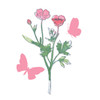 Sizzix Framelits Die & A5 Stamp Set By 49 & Market 8/Pkg-Painted Stencil Botanical 666635