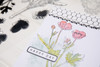 Sizzix Framelits Die & A5 Stamp Set By 49 & Market 8/Pkg-Painted Stencil Botanical 666635