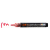 Uchida DecoFabric Just Glitter Premium Marker Chisel Tip-Red 5A00219S-1G439