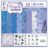 3 Pack - Little Birdie Cardstock Pack 6"X6" 24/Pkg-Purple Passion - CR79764 - 8903236618754