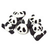 6 Pack Dress It Up Embellishments-Panda Pile DIUBTN3-10421