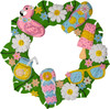 Bucilla Felt Wreath Applique Kit 16.5" Round-Summer 5A0021SL-1G4PG - 046109897066