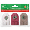 Little Birdie MDF Christmas Dcor 3/Pkg-Door Dcor 5A0021D7-1G47X - 726465507181