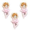 Dress It Up Embellishments-Little Ballerinas DIUBTN-6954