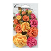 Little Birdie Rosalind Paper Flowers 21/Pkg-Boho Vibes ROSALIND-82821 - 8903236650846
